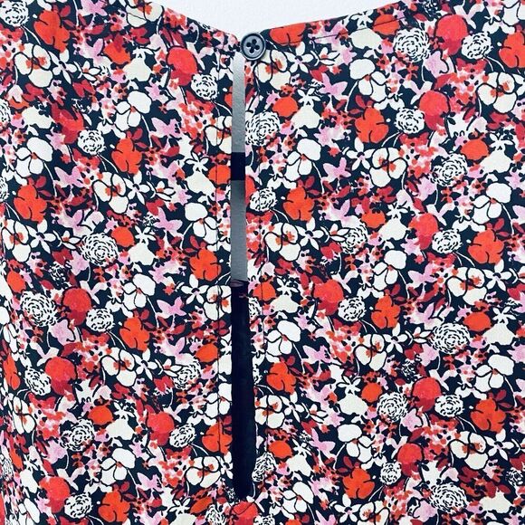 SANCTUARY Women's Floral Multicolor Midi Blouson Dress Knee Length Size 2XL - Picture 3 of 13